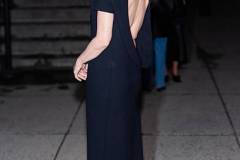 NEW YORK, NEW YORK - FEBRUARY 14: Olivia Munn attends the Khaite fashion show during New York Fashion Week at the Park Avenue Armory on February 14, 2026 in New York City. (Photo by TheStewartofNY/WireImage)
