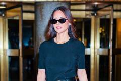 NEW YORK, NEW YORK - APRIL 02: Olivia Munn seen at 'The Tonight Show Starring Jimmy Fallon' in Midtown on April 02, 2026 in New York City. (Photo by Aeon/GC Images)