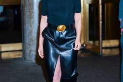 NEW YORK, NEW YORK - APRIL 02: Olivia Munn seen at 'The Tonight Show Starring Jimmy Fallon' in Midtown on April 02, 2026 in New York City. (Photo by Aeon/GC Images)