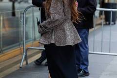 NEW YORK, NEW YORK - MARCH 31: Olivia Munn is seen in Midtown on March 31, 2026 in New York City. (Photo by TheStewartofNY/GC Images)
