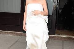NEW YORK, NEW YORK - MARCH 30: Olivia Munn is seen on March 30, 2026 in New York City. (Photo by Raymond Hall/GC Images)